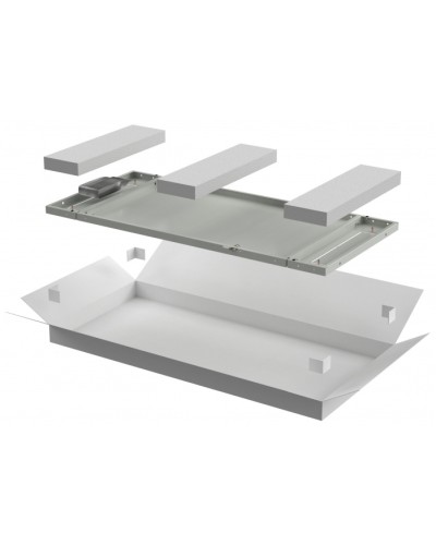 ITK LINEA N Панель задняя 600мм шкафа 24U сер. (LN35-24U6X-ZM) в Йошкар-Оле Аксессуары для стоек и шкафов Pintop.ru