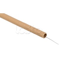 ELASTA Труба гофр. ПВХ d=20мм с зондом сосна (25м) IEK (ET-TG21-121-020-025-K34)