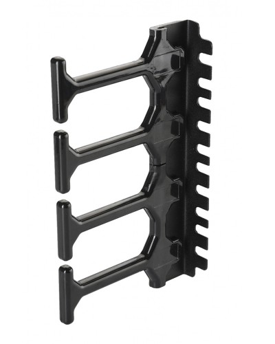 Вертикальный организатор Zero-U, 4U, с пластиковыми пальцами (2 шт) Eurolan (60A-18-04-16-09BL) в Йошкар-Оле Кабельные органайзеры Pintop.ru