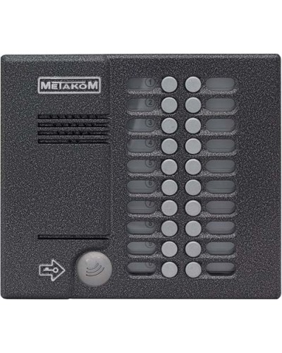 Блок вызова домофона Метаком MK20.2-MFE в Йошкар-Оле Вызывные аудиопанели малоабонентные Pintop.ru