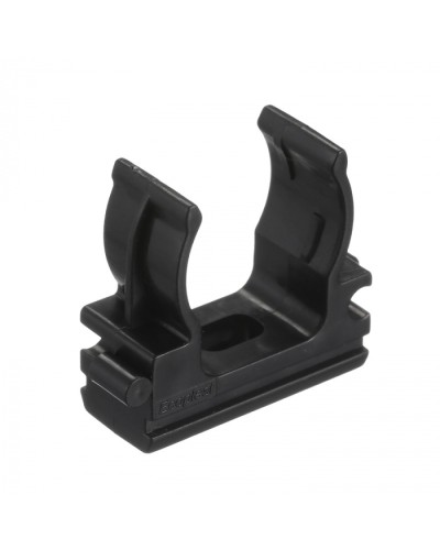 CF20G Держатель (клипса), без галогена, для труб D20мм, цвет чёрный (50 шт/упак) Экопласт (41720-50HF-BL) в Йошкар-Оле Держатели, клипсы, скобы Pintop.ru