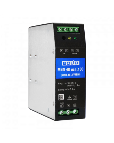 Модуль источника питания Болид МИП-48 исп.100 (МИП-48-2/7М10) в Йошкар-Оле Охранно-пожарное оборудование Pintop.ru