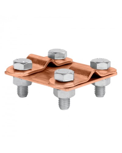 Зажим контрольный прут-прут (пластина 57x57мм) Cu EKF PROxima (lp-55611-cu) в Йошкар-Оле Электротехническое оборудование Pintop.ru