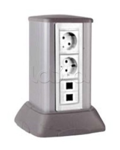 Миниколонна алюминиевая, 0.25 м DKC 19522 в Йошкар-Оле Аксессуары для кабель-канала Pintop.ru