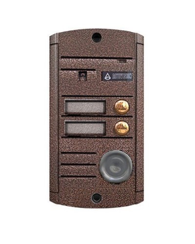 Видеопанель вызывная накладная цветная на 2 абонента с TM-считывателем Activision AVP-452 ТМ (PAL, медь) в Йошкар-Оле Вызывные видеопанели малоабонентные Pintop.ru