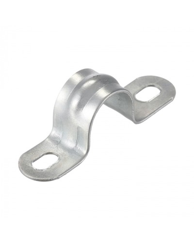 Скоба оцинк. с двумя отверстиями, для трубы D14мм(5шт) Экопласт (43614-5) - Скоба оцинкованная с двумя отверстиями, для трубы D14мм(5шт) Экопласт в Йошкар-Оле Держатели, клипсы, скобы Pintop.ru