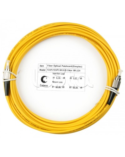 Шнур оптический simplex FC-FC 9/125 sm 25м LSZH Cabeus FOP(s)-9-FC-FC-25m в Йошкар-Оле Патч-корды оптические Pintop.ru