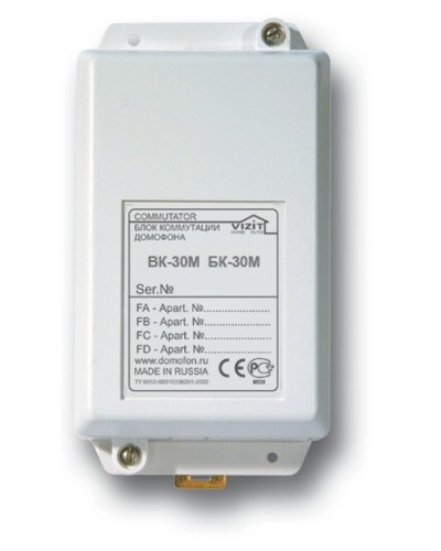 Блок коммутации домофонов Vizit БК-30М в Йошкар-Оле Блоки коммутации многоабонентные Pintop.ru