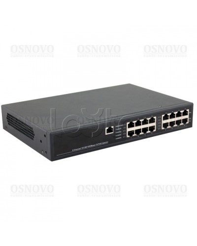 PoE-инжектор управляемый Gigabit Ethernet на 8 портов OSNOVO Midspan-8/150RGM в Йошкар-Оле Блоки питания для кожухов и камер Pintop.ru