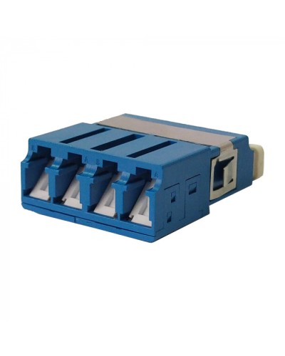 Адаптер оптический LC SM, со шторкой, корпус SC, квадро LANMASTER (LAN-4LCS/SH-AM-SM) в Йошкар-Оле Проходные адаптеры и розетки оптические Pintop.ru