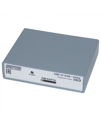 Блок сопряжения Кристалл СДК-33 GSM/GPRS в Йошкар-Оле Дополнительное оборудование для ОПС Pintop.ru