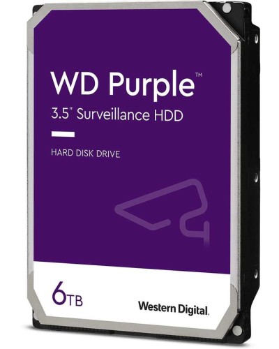 Жесткий диск Western Digital Purple HDD 6 Tb SATA-III 3.5 WD62PURZ в Йошкар-Оле Жесткие диски (HDD) Pintop.ru