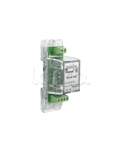 Устройство защиты от импульсных перенапряжений Forteza Блок БГр-30-VDC в Йошкар-Оле Устройства защиты операционных процессоров (ОПС) Pintop.ru