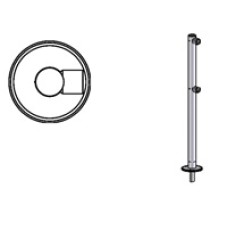 Стойка ограждения съемная односторонняя Oxgard Стойка ограждения съемная односторонняя (ВЗР 1996Р01)
