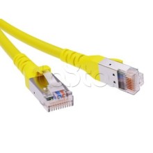 Патч-корд экранированный CAT6A SF/UTP 4х2, LSZH, желтый, 0.5м DKC RN6ASF4505YL