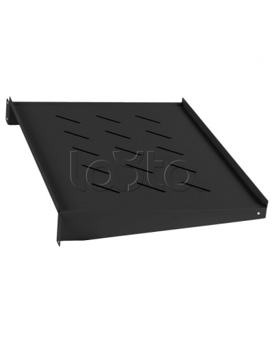 Полка 19 перфорированная консольная 2U глубина 315мм (цвет черный) Cabeus SH-J017-2U-315-BK в Йошкар-Оле Полки для шкафов и стоек Pintop.ru