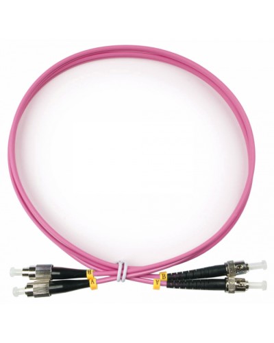 Шнур оптический duplex FC-ST 50/125 mm OM4 1,5м LSZH Cabeus FOP-50-OM4-FC-ST-1,5m в Йошкар-Оле Патч-корды оптические Pintop.ru