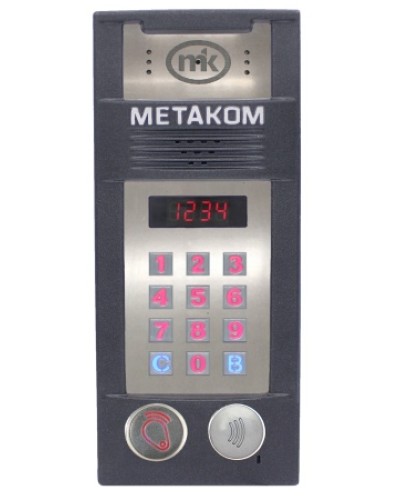 Многоабонентый антивандальный блок вызова со встроенной видеокамерой Метаком MК2018-RFMFСV в Йошкар-Оле Блоки вызова многоабонентные Pintop.ru