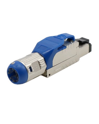 Разъем полевой оконцовки RJ-45 8P8C Hyperline PLUE-8P8C-S-C8-SH-BL в Йошкар-Оле Коннекторы и разъемы Pintop.ru