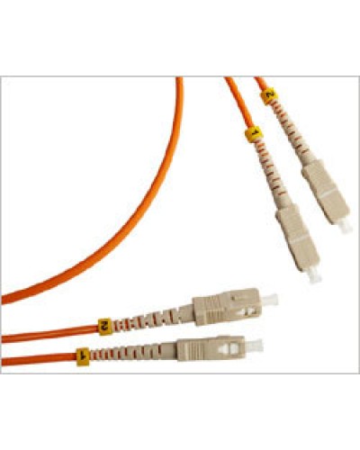 Патч-корд оптический LSZH, дуплексный, SC/PC-SC/PC, MM 50/125, 2м LANMASTER LAN-2SC-2SC/OM2-2.0 в Йошкар-Оле Патч-корды и пигтейлы Pintop.ru