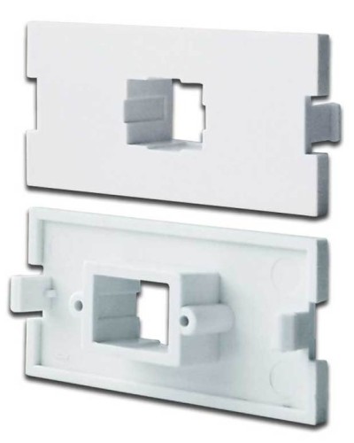 Вставка модульная под SC симплексный адаптер в розетку LAN-MB, белая LANMASTER LAN-MBP-1SC-WH в Йошкар-Оле Коннекторы Pintop.ru