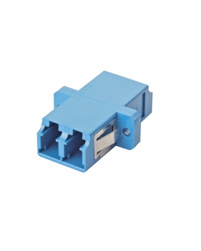 Оптический адаптер OS2, дуплекс LC, с фланцами, синий Eurolan (36A-S2-2L-02BU) в Йошкар-Оле Проходные адаптеры и розетки оптические Pintop.ru