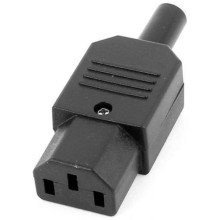 Розетка IEC 60320 C13, 10A, 250V, формата Mosaic, 45x45 LANMASTER LAN-SIP-23IEC-C13