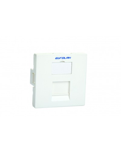 Адаптер 22,5х45 Eurolan 16B-45-02WT в Йошкар-Оле Аксессуары для кабель-канала Pintop.ru