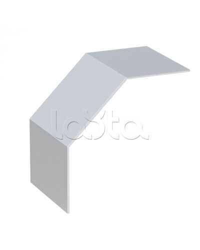 Крышка на угол 90 градусов вертикальный внешний лестничный усиленная 150x500 мм (2 мм) EKF (kvoltp90150500-2) в Йошкар-Оле Аксессуары для лотков Pintop.ru