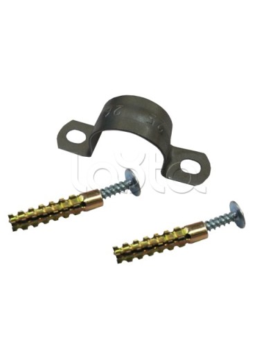 Дюбель-хомут клоп (двухлапковый) (25-26 мм) 100шт Гефест в Йошкар-Оле Крепеж: Дюбели, шурупы, саморезы Pintop.ru