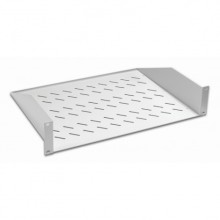 Полка консольная 19", 2U глубина 350мм, нагрузка до 25 кг, сер. Datarex DR-412210