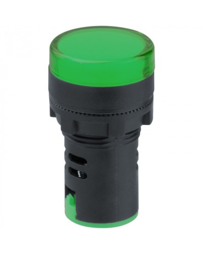 Лампа индикаторная Navigator 82 807 NBI-I-AD22-24-G зеленая d22мм 24В AC/DC в Йошкар-Оле Источники света(Лампы) Pintop.ru