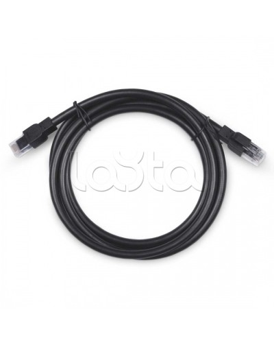 Патч-корд U/UTP, категория 6a, 2xRJ45/8p8c, неэкран. армир. гофр. стальной лентой, черный, РЕ, внешний, 3м Cabeus PC-ARM-UTP-RJ45-Cat.6a-3m-PE в Йошкар-Оле Патчкорды (медные) Pintop.ru