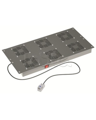 Потолочный вентиляторный модуль, с термостатом 6 вент. для крыши Ш= 600мм DKC R5VSIT6006FT в Йошкар-Оле Вентиляторные модули Pintop.ru