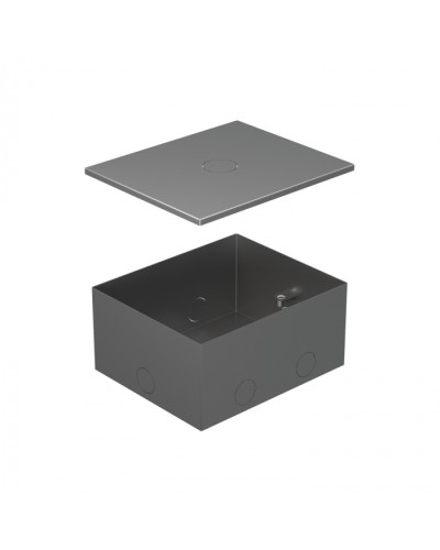 BOX/4 Металлическая коробка с крышкой для заливки в пол 159,6х133,6х75мм для люков 70040 Экопласт (70141) в Йошкар-Оле Системы лючков и колонн Pintop.ru