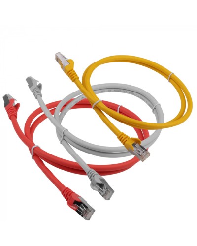 Патч-кордLSZH FTP кат.6A, 7.0 м, красный LANMASTER (LAN-PC45/S6A-7.0-RD) в Йошкар-Оле Патч-корды и пигтейлы Pintop.ru