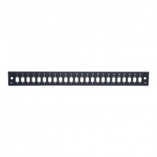 Панель лицевая для выдвижной оптич. полки, 24 SC Simplex/24 LC Duplex, черный Datarex DR-546045