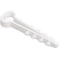 Дюбель-хомут 5-10 белый, прямоугольный (100шт/уп) PROCONNECT 07-4611