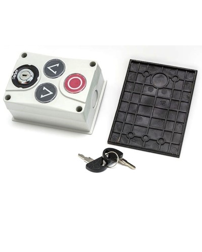 Панель управления 3х кнопочная с ключом Faac 402500 в Йошкар-Оле Устройства радиоуправления для шлагбаумов и автоматики Pintop.ru