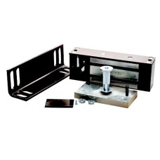 Замок электромагнитный Олевс М2-400 с уголком черный