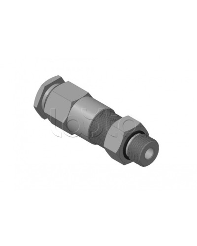 Кабельный ввод для бронированного кабеля с двойным уплотнением, резьбой G1/2, внешним диаметром кабеля D=8-12 мм и проходным диаметром кабеля d=4-8 мм Спектрон КВБ-12/8-2У-М-G1/2 в Йошкар-Оле Аксессуары для кабель-канала Pintop.ru