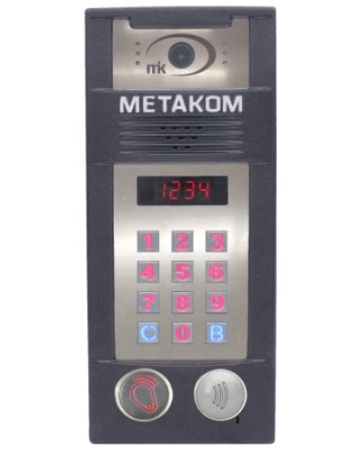 Многоабонентый антивандальный блок вызова со встроенной гибридной видеокамерой Метаком MК2018-RFMFСVH в Йошкар-Оле Блоки вызова многоабонентные Pintop.ru