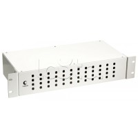 Бокс оптический 19", 2U на 48 ST/FC портов Cabeus FO-19-48-ST