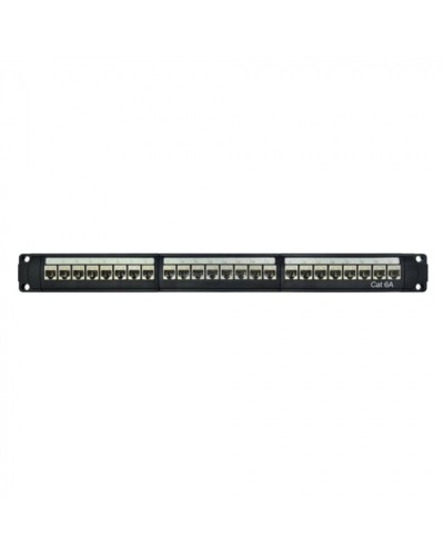 Патч-панель модульная 19, 1U, CAT6A, 24 порта RJ45, экранированная DKC RN6APPF24 в Йошкар-Оле Патч панель Pintop.ru