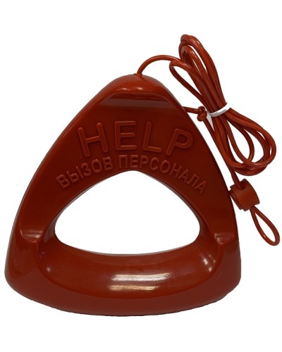 Дополнительная ручка красного цвета со шнуром красного цвета Hostcall MP-060W1 в Йошкар-Оле Система оповещения и трансляции Hostcall Pintop.ru