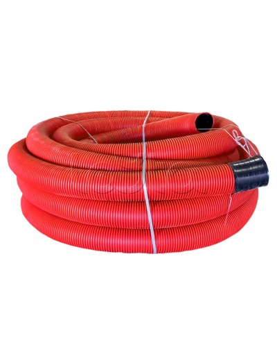 Труба гофр. двустенная ПНД/ПНД гибкая с протяжкой d160 мм (50 м) красная EKF-Plast (tg2st-160-50m) в Йошкар-Оле Труба гофрированная Pintop.ru
