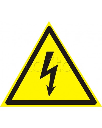 Знак электробезопасности Опасность поражения электротоком 100x100 (5шт/уп) REXANT 56-0005 в Йошкар-Оле Дополнительное оборудование для ОПС Pintop.ru