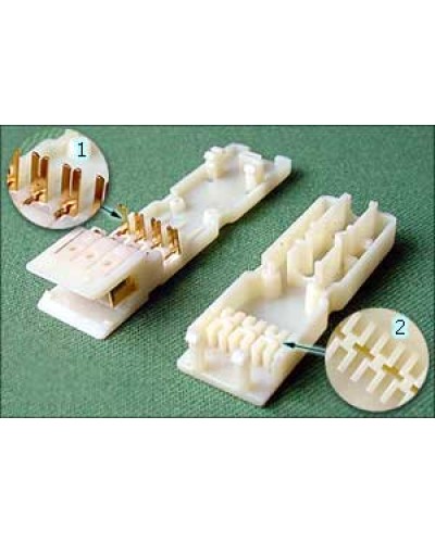 Вилка 2 пары 110 типа LANMASTER LAN-S110P2 в Йошкар-Оле Коннекторы Pintop.ru