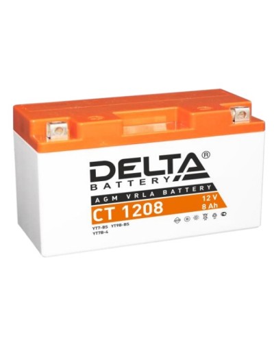 Аккумулятор АКБ 12 - 8 Delta CT 1208 в Йошкар-Оле Электротехническое оборудование Pintop.ru