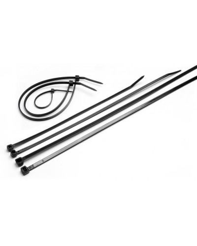 Стяжка нейлоновая неоткрывающаяся, безгалогенная (halogen free), 150x3.6мм, черная, outdoor (100 шт) Cabeus GTOUT-150 в Йошкар-Оле Стяжки-хомуты Pintop.ru